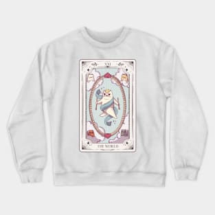 Cat Tarot Card Tarot Cards Cats Crewneck Sweatshirt